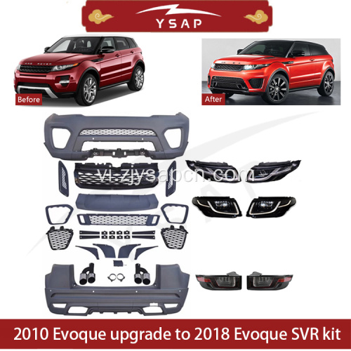 2010 Evoque Facelift đến 2018 Evoque SVR Bodykit